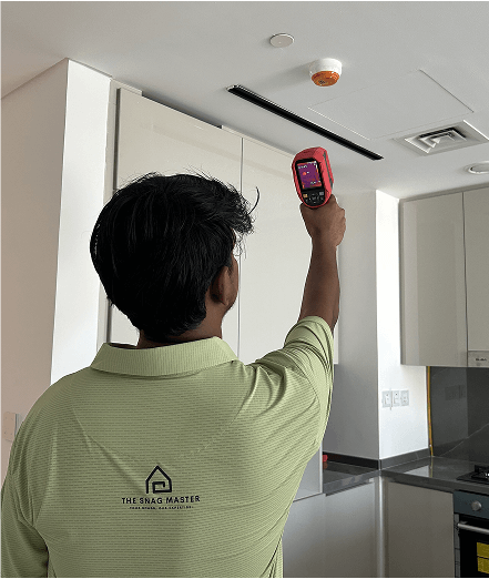 Water leakage inspection in apartment