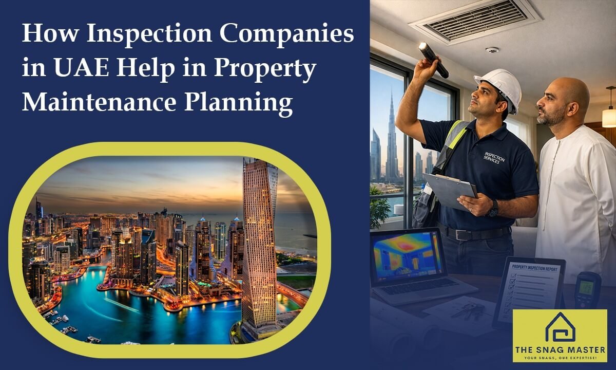 How Inspection Companies in UAE Help in Property Maintenance Planning