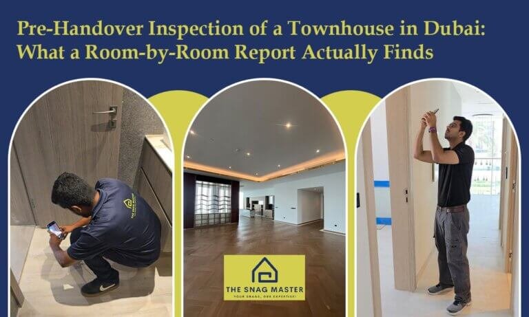 Pre-Handover Inspection of a Townhouse in Dubai What a Room-by-Room Report Actually Finds