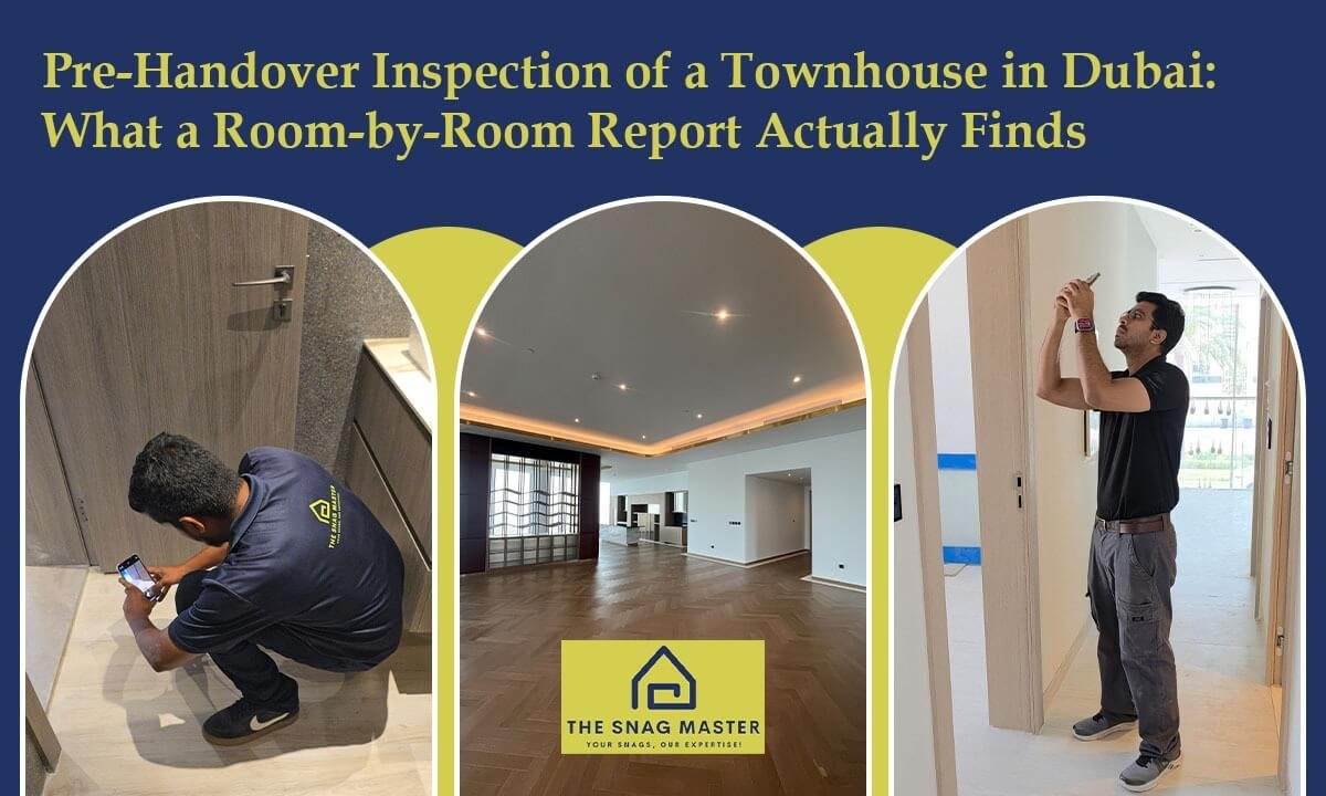 Pre-Handover Inspection of a Townhouse in Dubai What a Room-by-Room Report Actually Finds