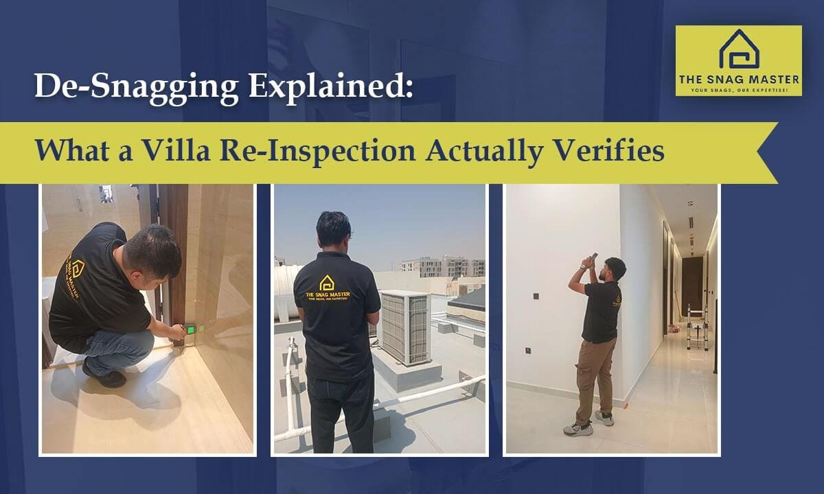 De-Snagging Inspection Explained What a Villa Re-Inspection Verifies
